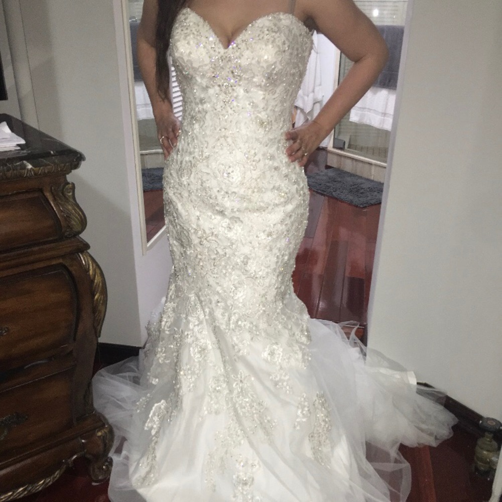 White wedding dress